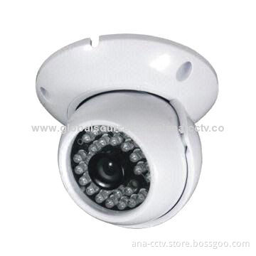 IR Dome Camera, Sony CCD, 700TVL, Low-illumination, DWDR, OSD, DNR, 3.6mm Board Lens